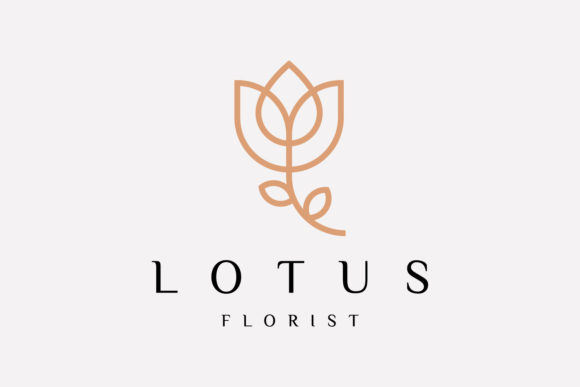 Download Lotus Floral Logo Design Template - Floral logo design Collection