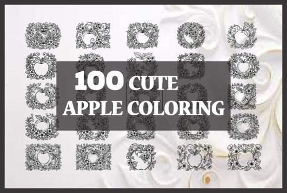 Download 100 Cute Apple Coloring Pages - Apple coloring pages Collection
