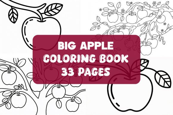 Download 33 Big Apple Coloring Pages for Kids - Apple coloring pages Collection