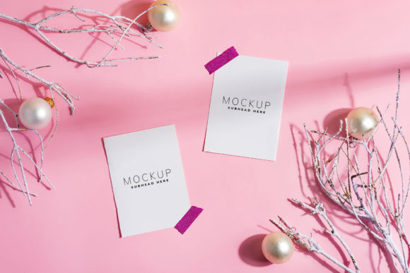 Download Festive Holiday Mockup Cards - Premium Resources