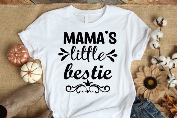 Download Mama's Little Bestie T-shirt Design. - Premium Resources