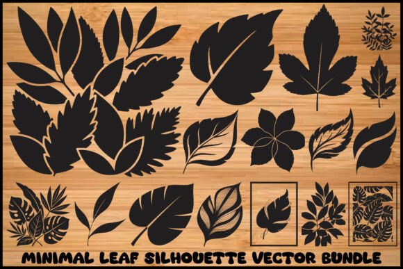 Download Botanical Silhouette Cut Files for Cricu - Silhouette cut file Collection