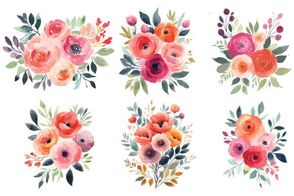 Download Watercolor Floral Logo Design Bundle - Floral logo design Collection